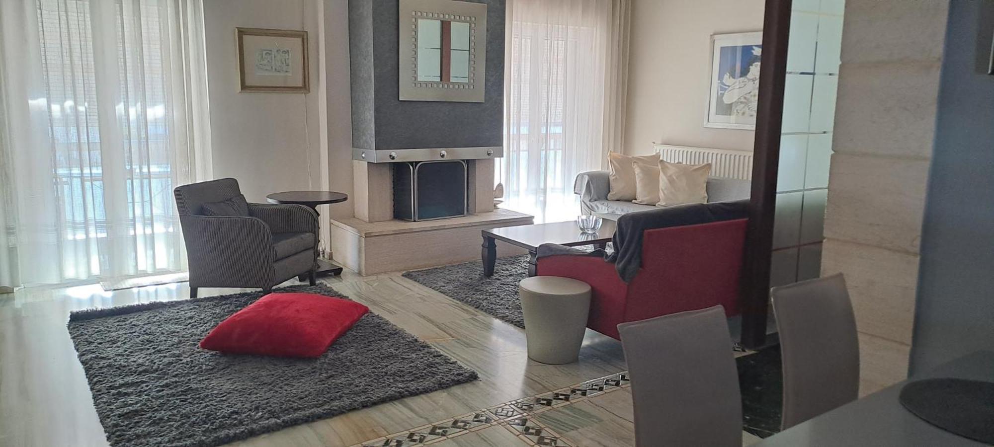 Elegante Apartamento Centrale Tríkala Exteriér fotografie